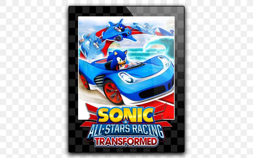Sonic & Sega All-Stars Racing Sonic & All-Stars Racing Transformed SegaSonic The Hedgehog Racing Video Game, PNG, 512x512px, Sonic Sega Allstars Racing, Advertising, Android, Game, Htc One Download Free