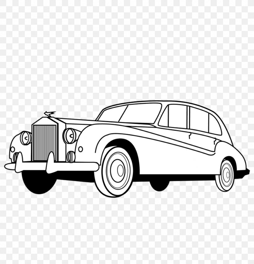 Vintage Car Mid-size Car Compact Car Motor Vehicle, PNG, 961x1000px, Vintage Car, Automotive Design, Black And White, Brand, Car Download Free