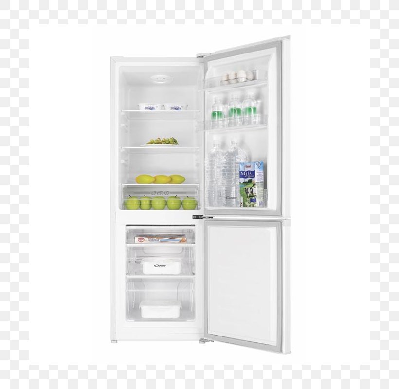 Candy CCBS 5154 W Refrigerator White Right Candy CCTOS 502 W Washing Machines, PNG, 800x800px, Refrigerator, Candy, Cubic Feet Per Minute, Dishwasher, Freezers Download Free
