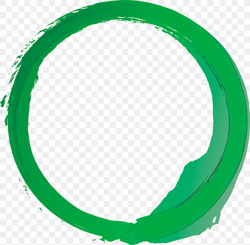 Green Circle, PNG, 3000x2945px, Brush Frame, Circle, Frame, Green, Watercolor Frame Download Free