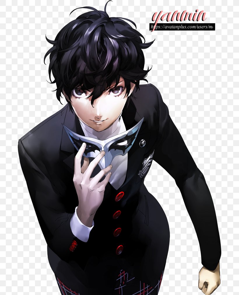 Persona 5 Shin Megami Tensei: Persona 3 Video Game Protagonist, PNG, 700x1010px, Watercolor, Cartoon, Flower, Frame, Heart Download Free