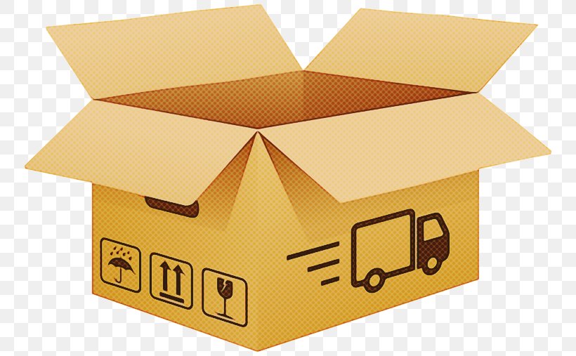 Yellow Package Delivery Shipping Box House Clip Art, PNG, 768x507px, Yellow, Carton, House, Package Delivery, Relocation Download Free