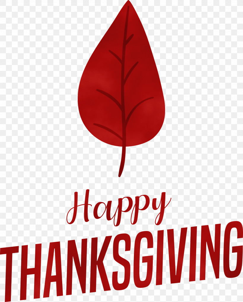 Logo Leaf Font Red Meter, PNG, 2406x2999px, Happy Thanksgiving, Biology, Leaf, Logo, Meter Download Free