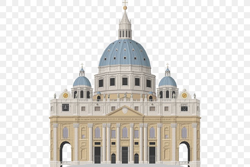 Old St. Peter's Basilica St. Peter's Square Basilica Of Saint Paul Outside The Walls Paul VI Audience Hall, PNG, 500x549px, Paul Vi Audience Hall, Ancient Roman Architecture, Baptistery, Basilica, Building Download Free