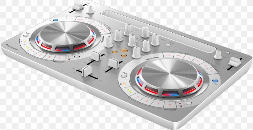 DJ Controller Pioneer DDJ-WeGO3 Disc Jockey Pioneer DJ Djay, PNG, 3402x1752px, Dj Controller, Audio, Audio Equipment, Controller, Disc Jockey Download Free