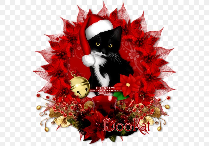 Kitten Whiskers Cat Christmas Ornament Christmas Day, PNG, 575x575px, Kitten, Carnivoran, Cat, Cat Like Mammal, Christmas Download Free