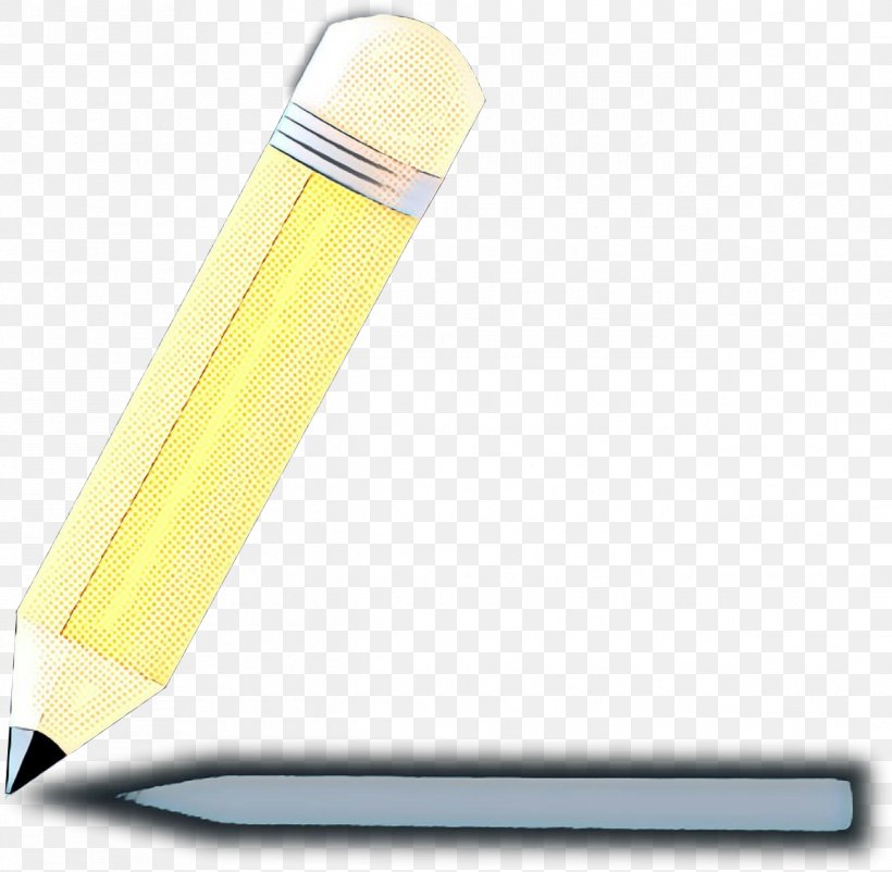 Yellow Pen Office Supplies Writing Implement Writing Instrument Accessory, PNG, 1268x1241px, Pop Art, Office Supplies, Pen, Retro, Vintage Download Free