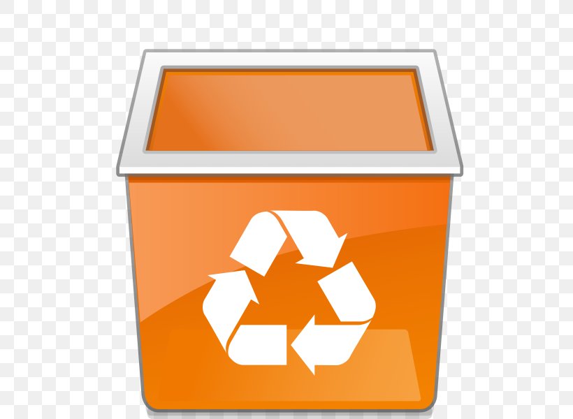 Rubbish Bins & Waste Paper Baskets Recycling Bin, PNG, 600x600px, Waste, Orange, Recycling, Recycling Bin, Recycling Symbol Download Free