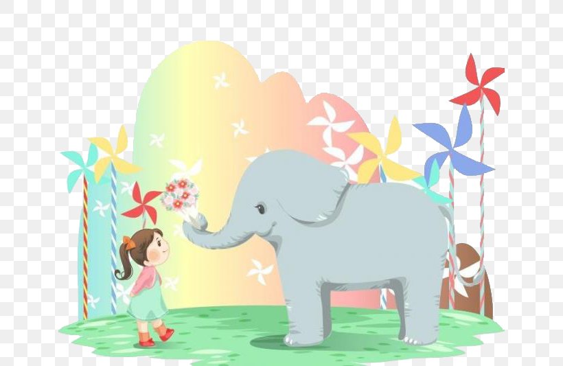 U7334u5b50u548cu5927u8c61 Elephant Child, PNG, 650x533px, Elephant, African Elephant, Art, Cartoon, Child Download Free