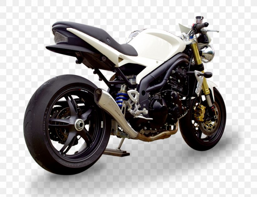 Exhaust System Car Triumph Motorcycles Ltd Tire Triumph Speed Triple, PNG, 850x653px, Exhaust System, Automotive Exhaust, Automotive Exterior, Automotive Tire, Automotive Wheel System Download Free