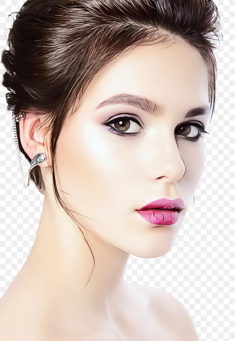 Face Hair Eyebrow Chin Hairstyle, PNG, 1660x2408px, Watercolor, Beauty, Cheek, Chin, Eyebrow Download Free