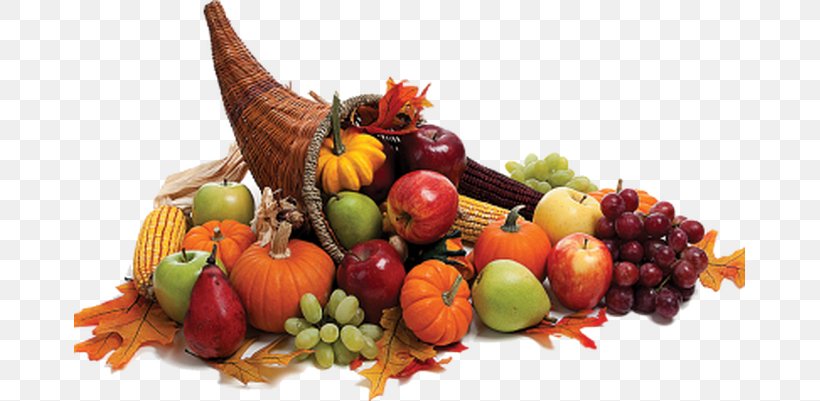 Cornucopia Let's Celebrate Thanksgiving Day Stock Photography Clip Art, PNG, 671x401px, Cornucopia, Cucurbita, Diet Food, Food, Fruit Download Free
