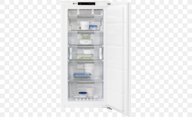 Freezers Electrolux Dishwasher Auto-defrost Home Appliance, PNG, 500x500px, Freezers, Arca Vertical Electrolux, Autodefrost, Cooking Ranges, Denmark Download Free