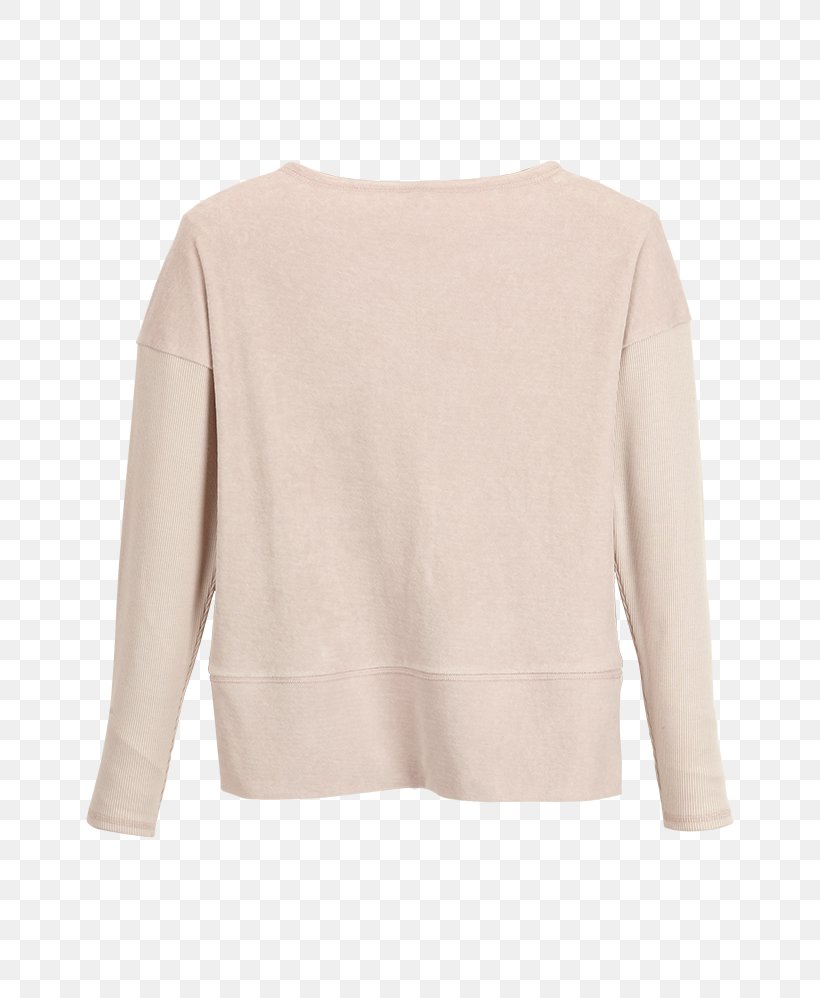 Long-sleeved T-shirt Long-sleeved T-shirt Shoulder Sweater, PNG, 748x998px, Sleeve, Beige, Clothing, Joint, Long Sleeved T Shirt Download Free