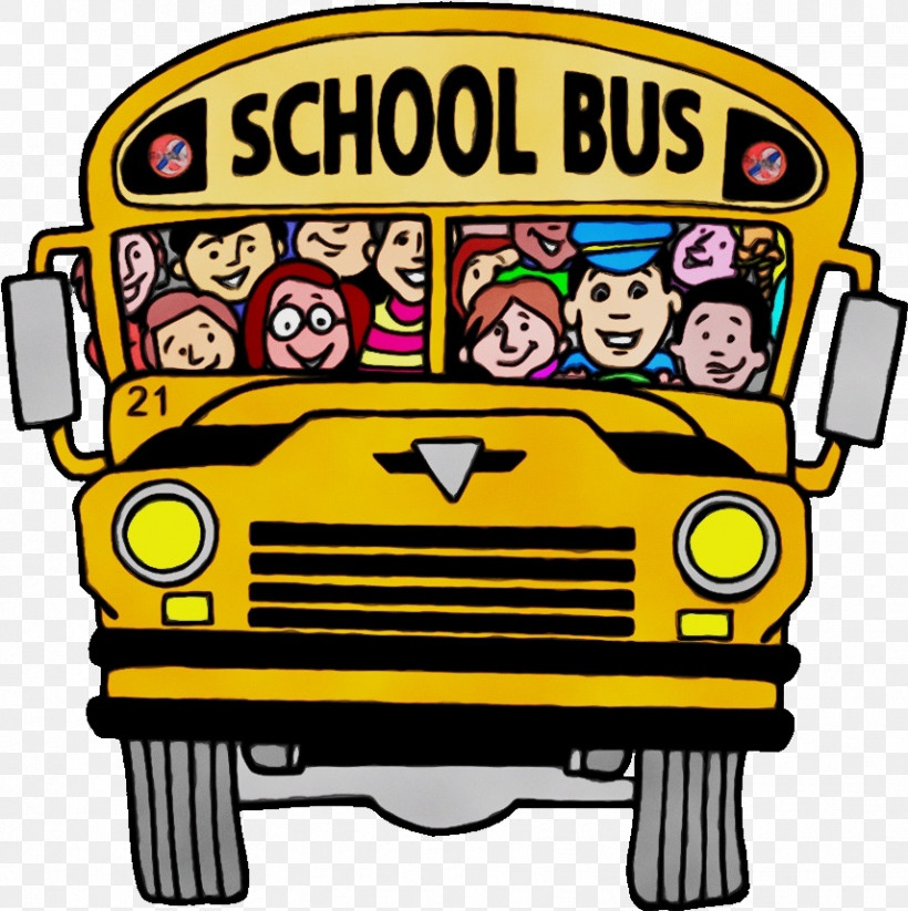 School Bus, PNG, 856x860px, Watercolor, Bus, Bus Driver, Bus Route, Campus Download Free