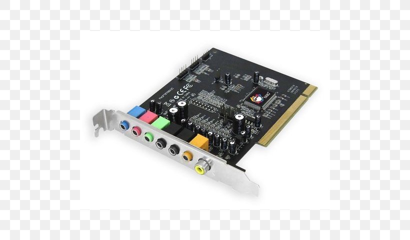 Sound Cards & Audio Adapters 7.1 Surround Sound Conventional PCI Sound Blaster, PNG, 640x480px, 51 Surround Sound, 71 Surround Sound, Sound Cards Audio Adapters, Computer Component, Computer Hardware Download Free