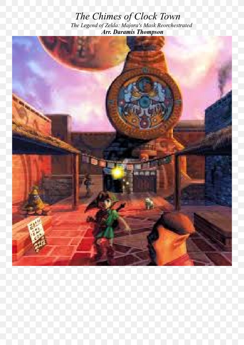The Legend Of Zelda: Majora's Mask The Legend Of Zelda: Ocarina Of Time Link The Legend Of Zelda: Breath Of The Wild, PNG, 827x1169px, Legend Of Zelda Ocarina Of Time, Clock, Clock Tower, Clock Town Day 1, Games Download Free