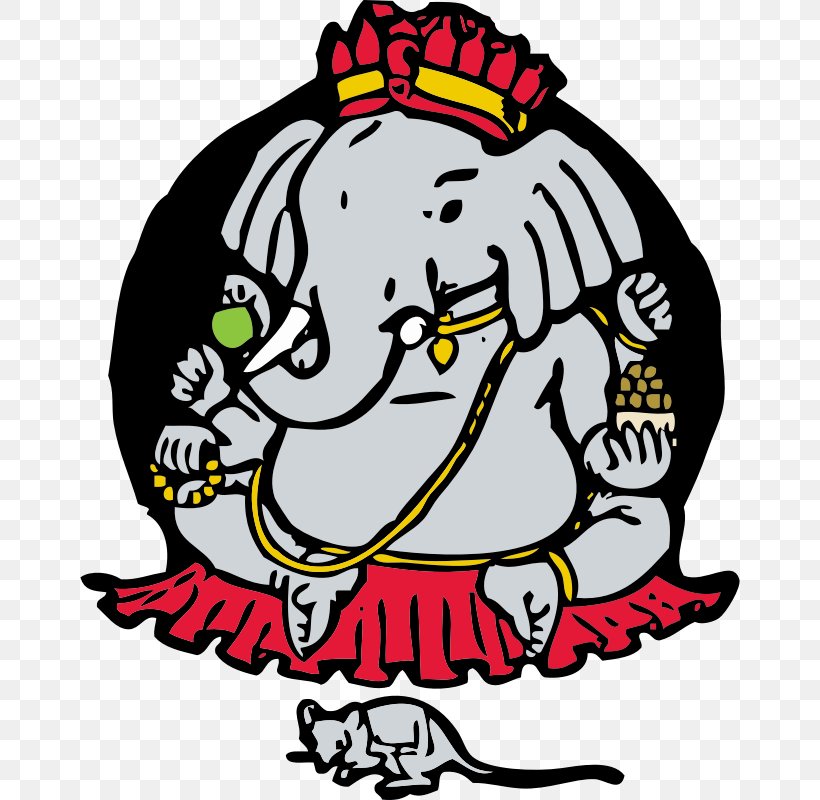 Ganesha Ganesh Chaturthi Hinduism, PNG, 800x800px, Ganesha, Art, Artwork, Deity, Elephant Download Free