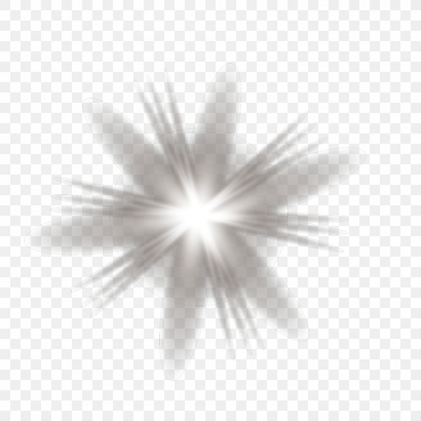 Light Halo Luminous Efficacy White, PNG, 1500x1500px, Black And White, Computer, Monochrome, Monochrome Photography, Pattern Download Free