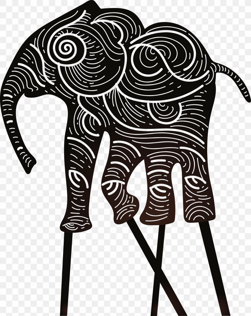 African Elephant Euclidean Vector, PNG, 2488x3127px, Indian Elephant, African Elephant, Art, Asian Elephant, Black And White Download Free