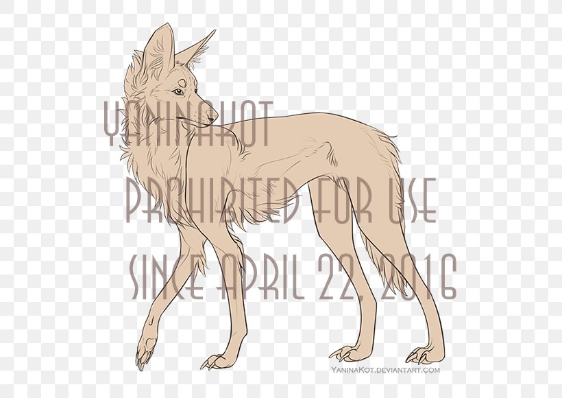 Dog Breed Maned Wolf DeviantArt Line Art, PNG, 600x580px, Dog, Art, Carnivoran, Cartoon, Deviantart Download Free
