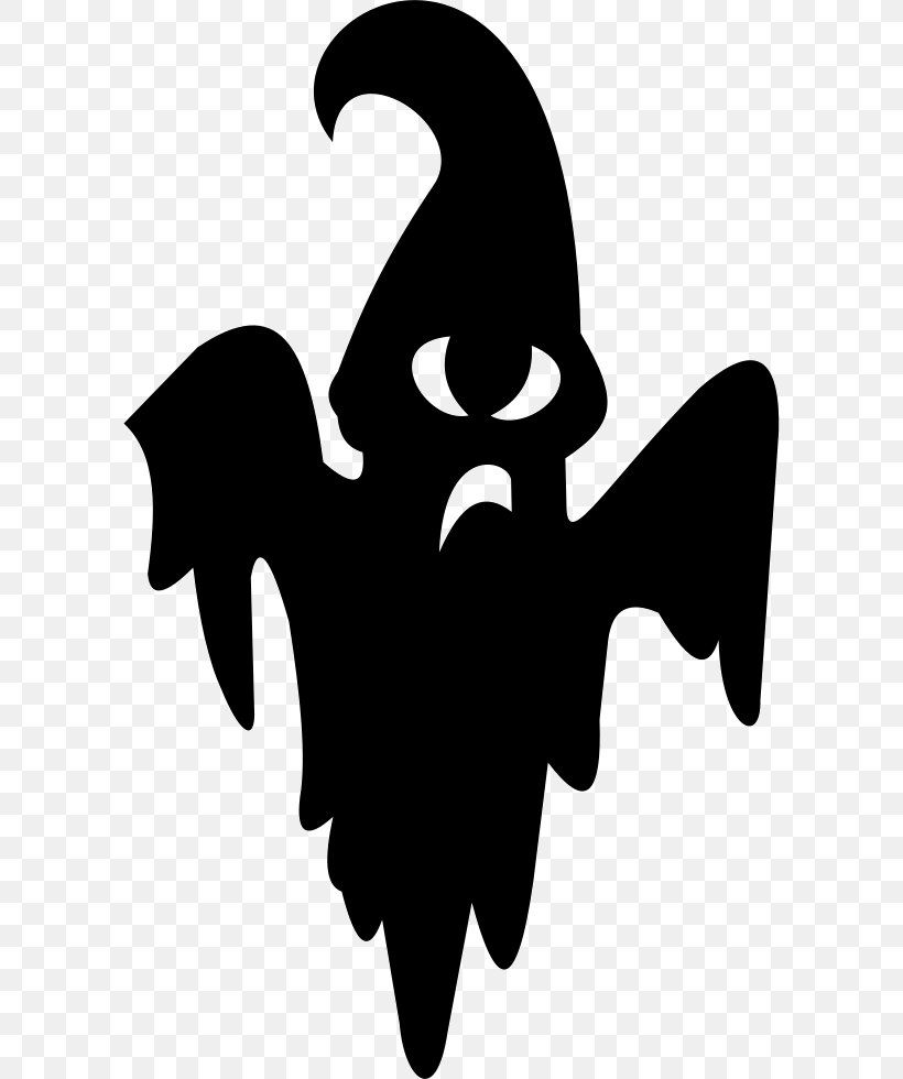 Ghost, PNG, 596x980px, Drawing, Beak, Bird, Black, Black And White Download Free