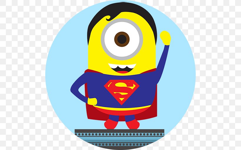 Superman Batman Minions Superhero YouTube, PNG, 512x512px, Superman, Animation, Batman, Despicable Me, Fictional Character Download Free