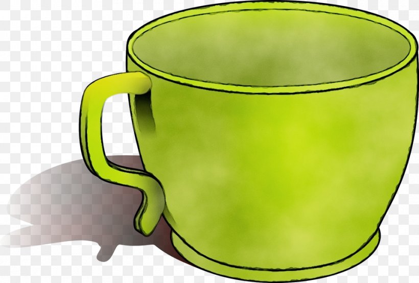 Green Mug Drinkware Cup Yellow, PNG, 960x649px, Watercolor, Cup, Drinkware, Glass, Green Download Free