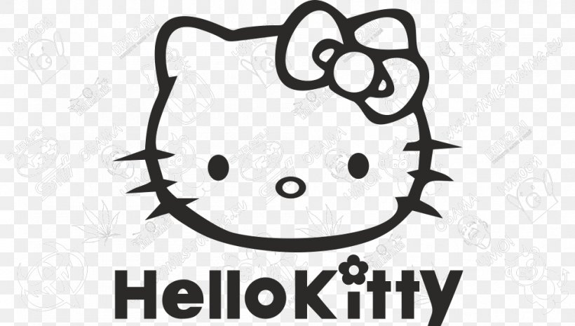 Hello Kitty Wall Decal Bumper Sticker, PNG, 998x567px, Watercolor, Cartoon, Flower, Frame, Heart Download Free