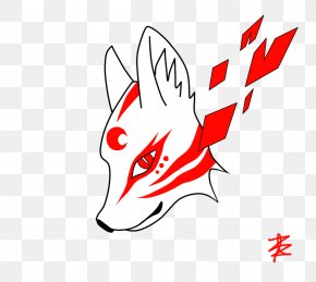 tribal nine tailed fox drawing