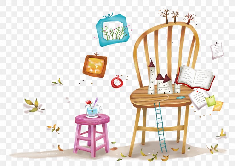 Table Chair Illustration Cartoon Vector Graphics, PNG, 2061x1457px, Table, Cartoon, Chair, Desk, Furniture Download Free