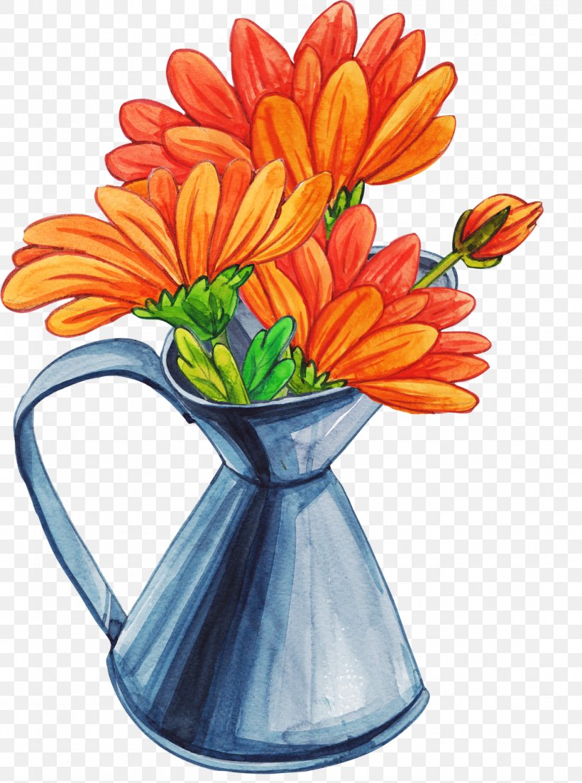 Vase Cartoon Flower Bouquet, PNG, 1053x1417px, Vase, Blue, Cartoon, Cup, Cut Flowers Download Free