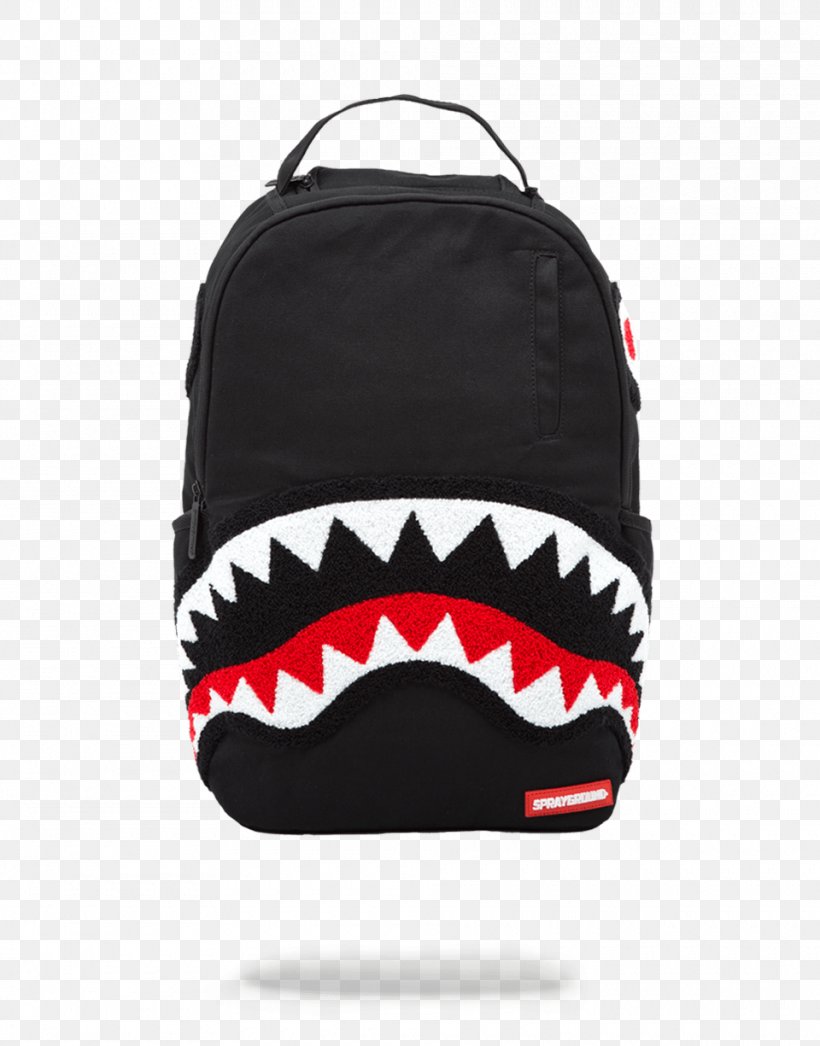 Backpack Shark Duffel Bags Chenille Fabric Pocket, PNG, 960x1225px, Backpack, Bag, Black, Brand, Cargo Download Free