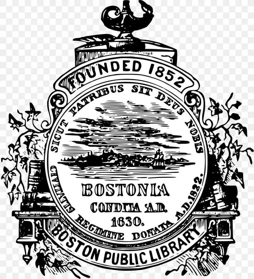 Boston Public Library The Tosti Engravings .., PNG, 932x1024px, Boston Public Library, Black And White, Boston, Brand, Encyclopedia Download Free