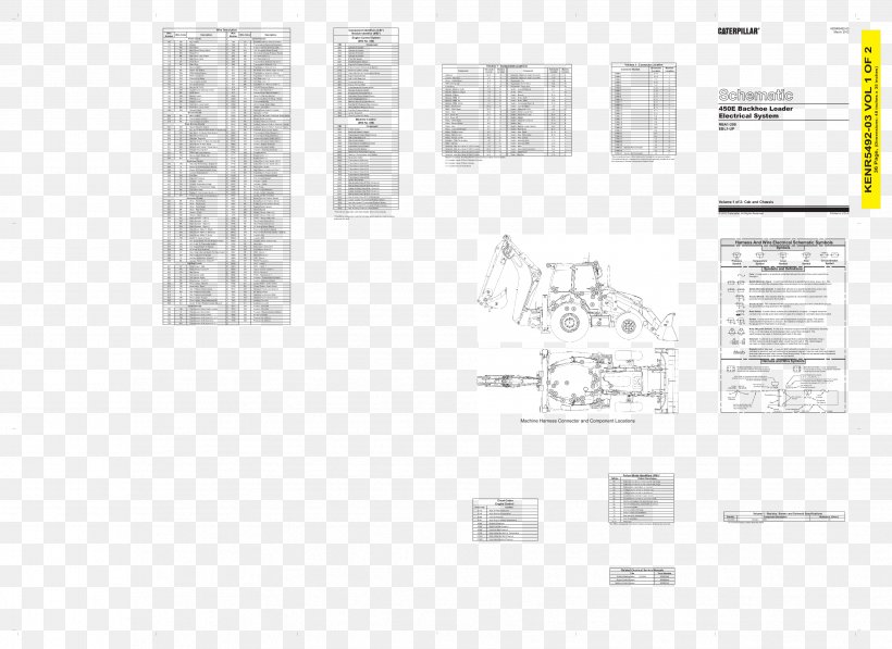 Caterpillar Inc. Wiring Diagram Schematic Electrical Wires & Cable, PNG, 3456x2520px, Caterpillar Inc, Black And White, Brand, Cable Harness, Circuit Diagram Download Free