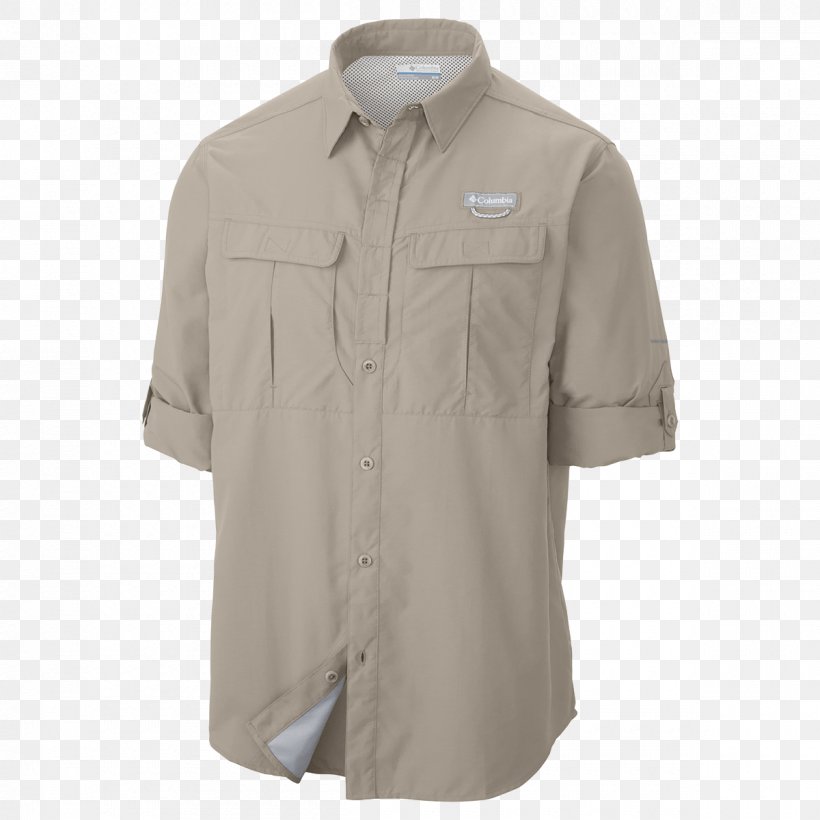 Long-sleeved T-shirt Dress Shirt Long-sleeved T-shirt, PNG, 1200x1200px, Tshirt, Beige, Button, Clothing, Collar Download Free