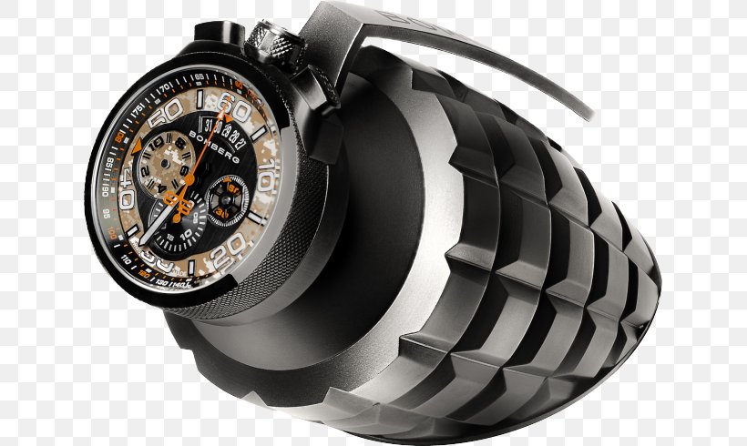 Watch Clock Grenade Bomb Table, PNG, 635x490px, Watch, Automotive Tire, Bomb, Brand, Chronograph Download Free