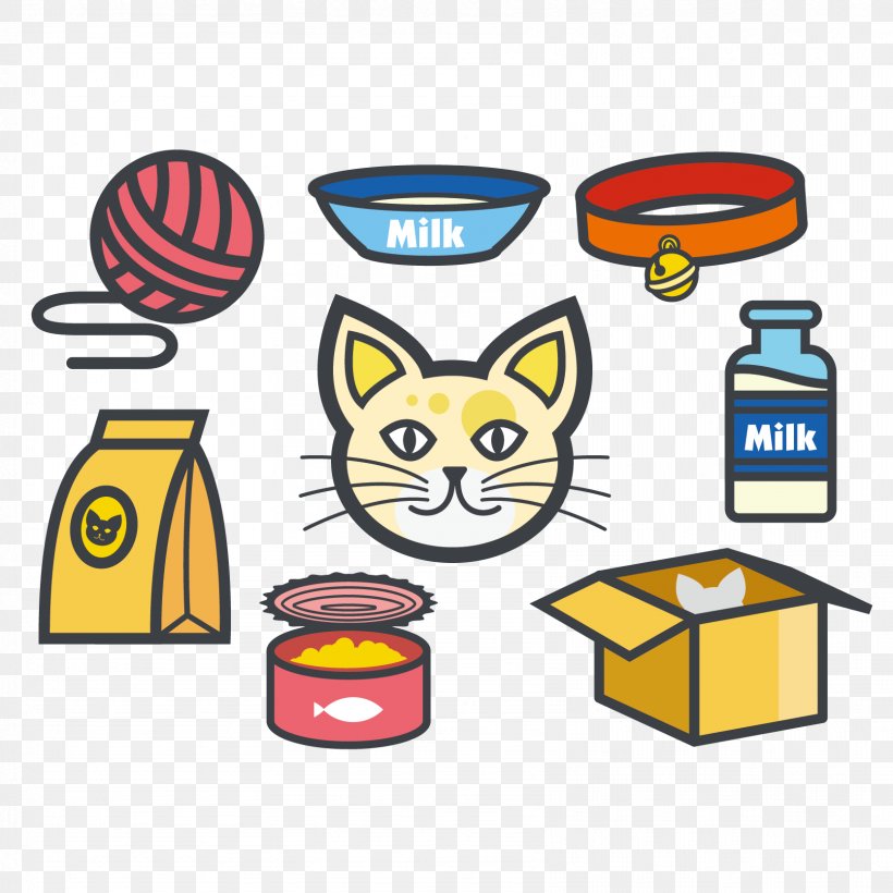 Cat Food Illustration, PNG, 1667x1667px, Cat, Area, Brand, Cartoon, Cat Food Download Free