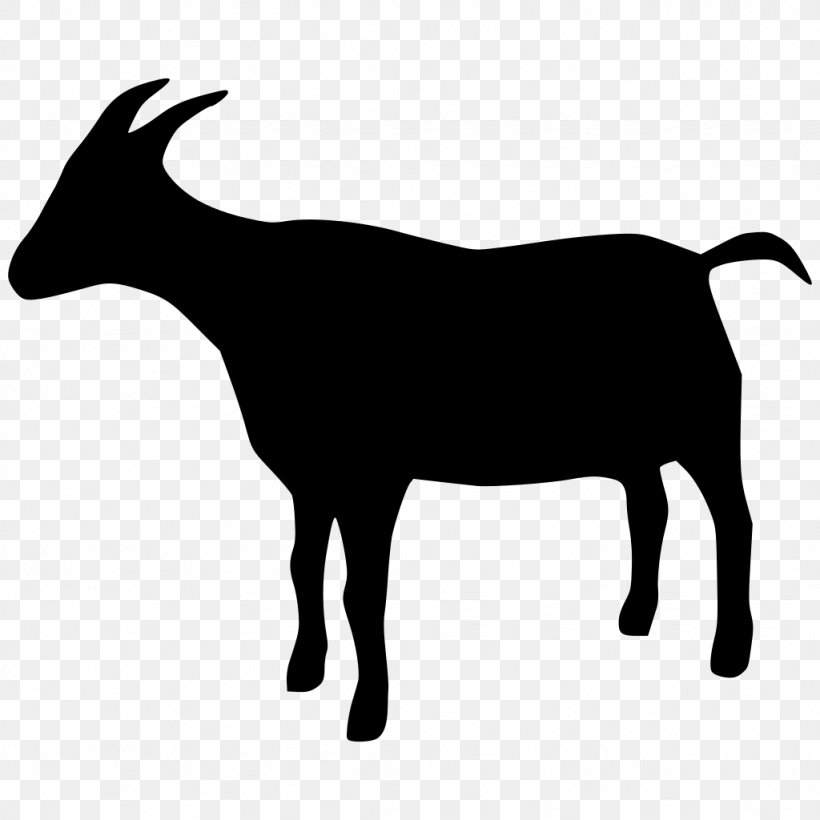 Goat Clip Art Sheep, PNG, 1024x1024px, Goat, Blackandwhite, Chamois, Cowgoat Family, Feral Goat Download Free