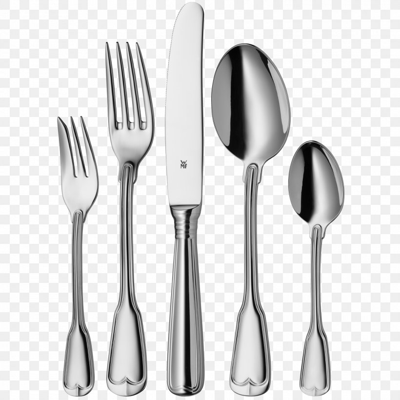 Cutlery WMF Group Augsburg Stainless Steel Kitchen, PNG, 1500x1500px, Cutlery, Augsburg, Black And White, Edelstaal, Fork Download Free