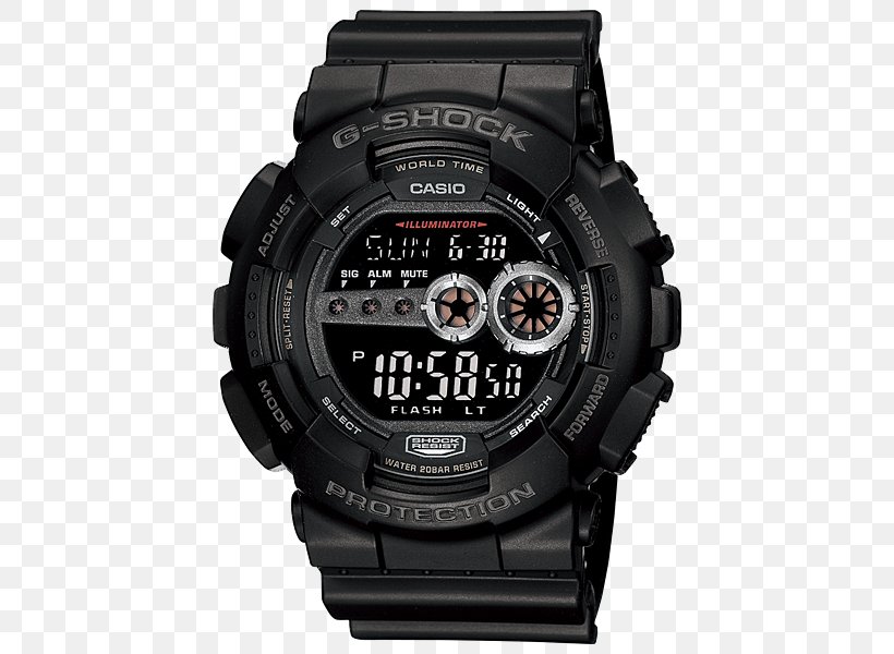 G-Shock Shock-resistant Watch Clock Illuminator, PNG, 500x600px, Gshock, Antimagnetic Watch, Brand, Casio, Clock Download Free