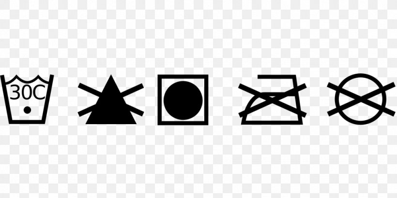 Laundry Symbol Washing Machines Clothing, PNG, 1024x512px, Laundry Symbol, Area, Black, Black And White, Brand Download Free