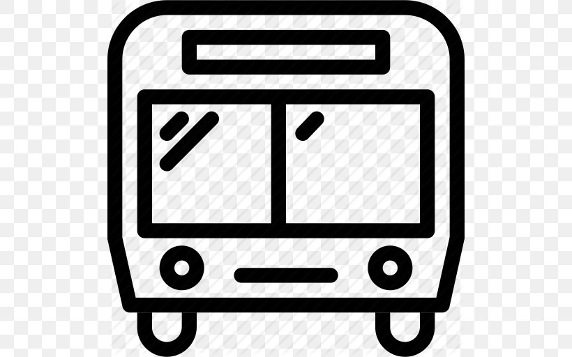Bus Icon Design Download Clip Art, PNG, 512x512px, Bus, Area, Black And White, Brand, Communication Download Free