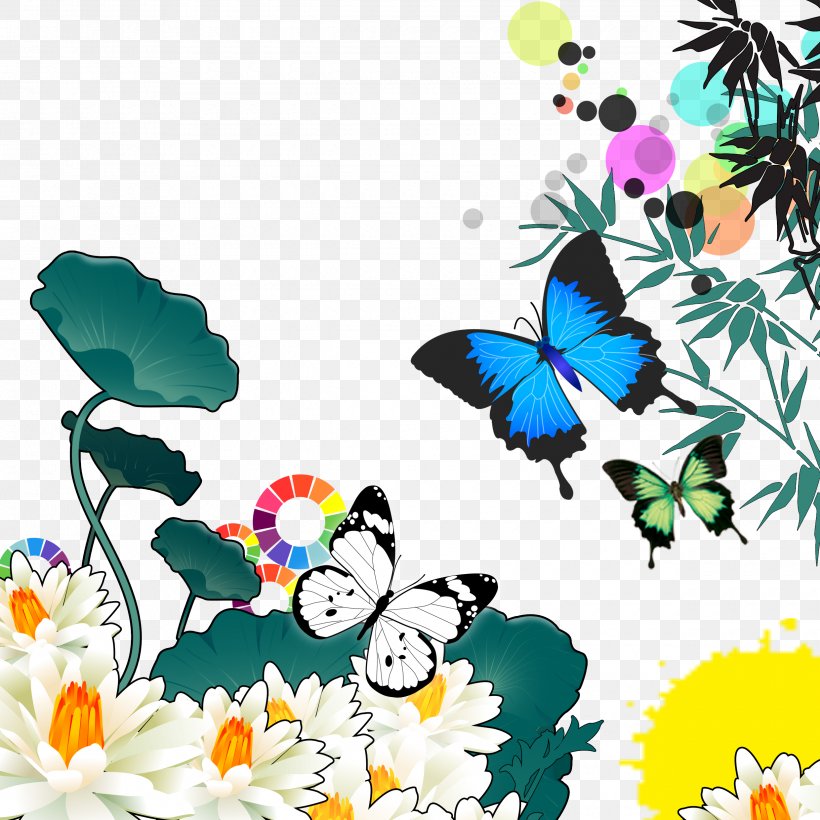 Download Computer File, PNG, 2480x2480px, Bamboo, Adobe Flash, Art, Artwork, Brush Footed Butterfly Download Free