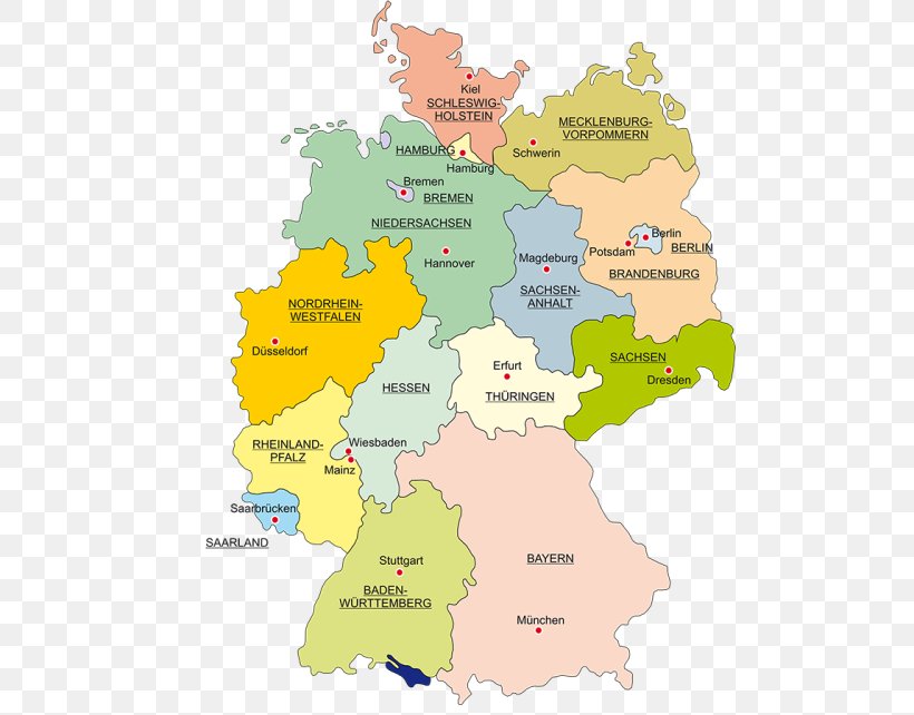 States Of Germany Wittenberg Saxony Map Bavaria, PNG, 500x642px, States Of Germany, Administrative Division, Area, Bavaria, Capital City Download Free