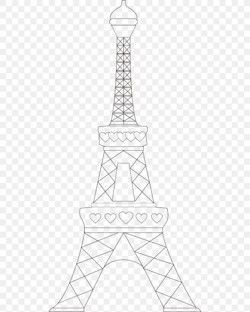 Eiffel Tower Drawing Image Party Illustration, PNG, 502x1024px, Eiffel Tower, Area, Art, Artwork, Black And White Download Free