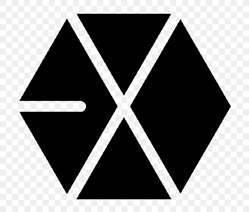EXO Universe K-pop Logo Musician, PNG, 700x700px, Exo, Area, Black, Black And White, Boy Band Download Free