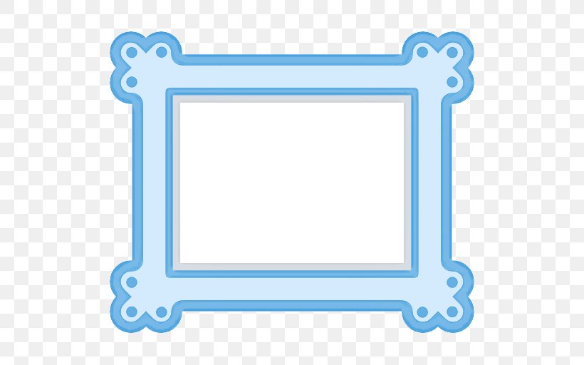 Background Blue Frame, PNG, 512x512px, Picture Frames, Blue, Meter, Picture Frame, Rectangle Download Free