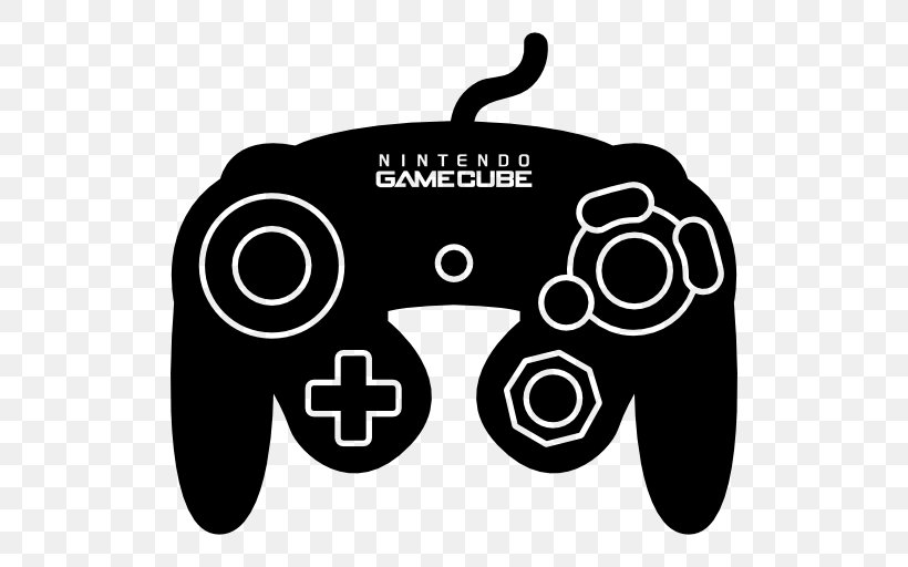 GameCube Controller Wii U PlayStation 2, PNG, 512x512px, Gamecube Controller, Area, Auto Modellista, Black And White, Classic Controller Download Free