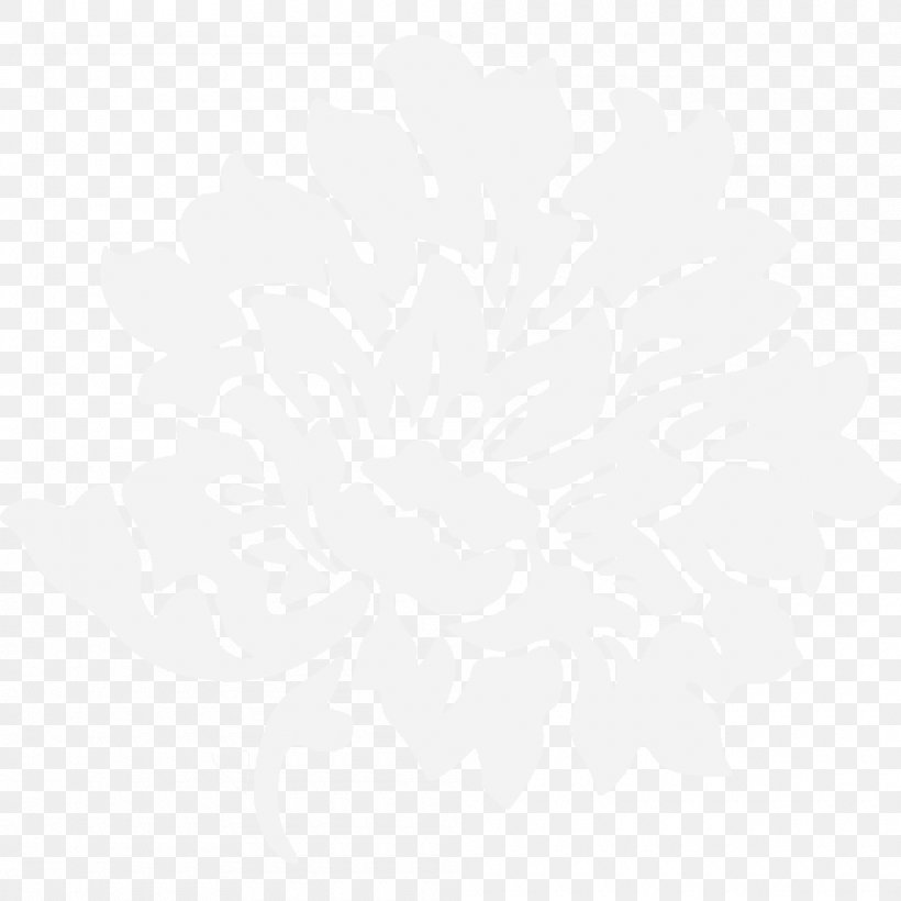 Desktop Wallpaper Pattern Black Flowering Plant, PNG, 1000x1000px, Black, Black And White, Flower, Flowering Plant, Petal Download Free